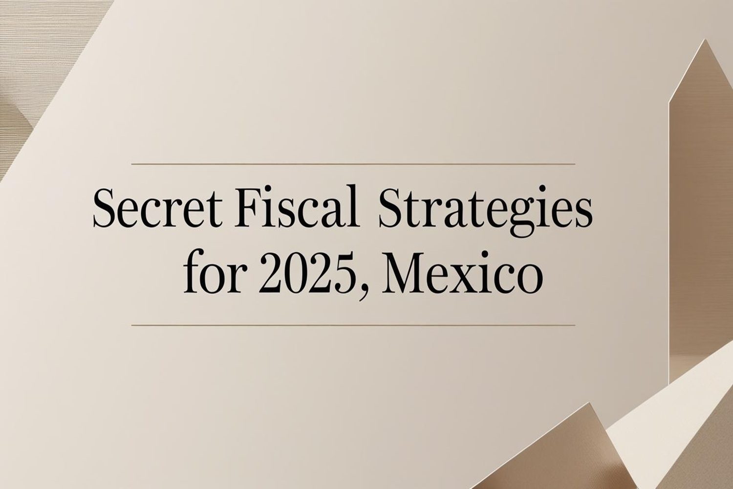 Estrategias Fiscales Secretas para 2025 🚀 ¡Los cambios fiscales del 2025 te afectarán sí o sí! Prepárate o arriésgate